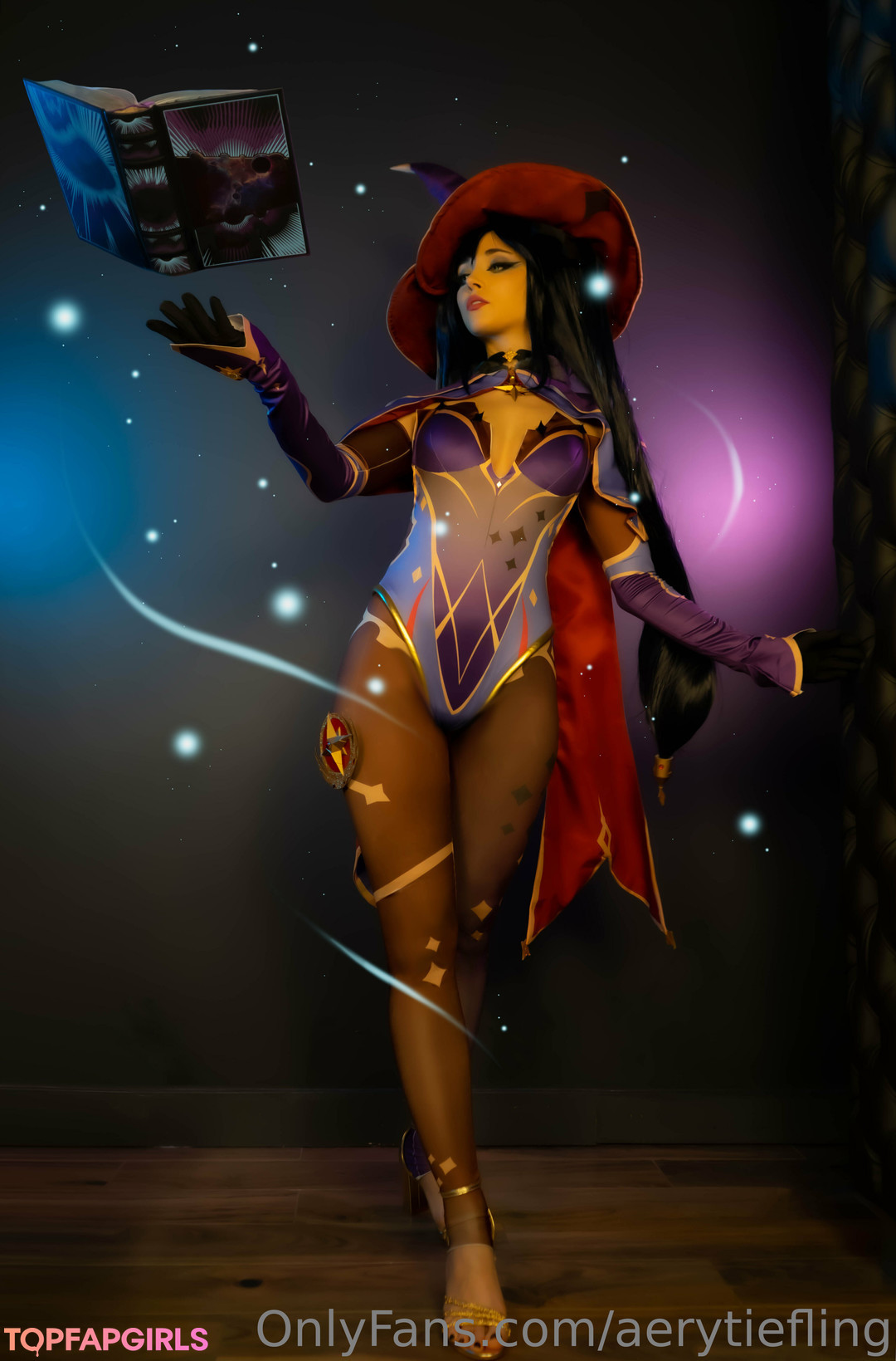 Naakte gelekte OnlyFans-foto van Aery Tiefling #1