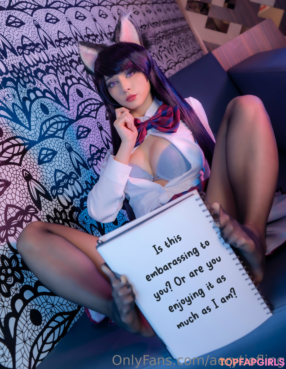 Naakte gelekte OnlyFans-foto van Aery Tiefling #337