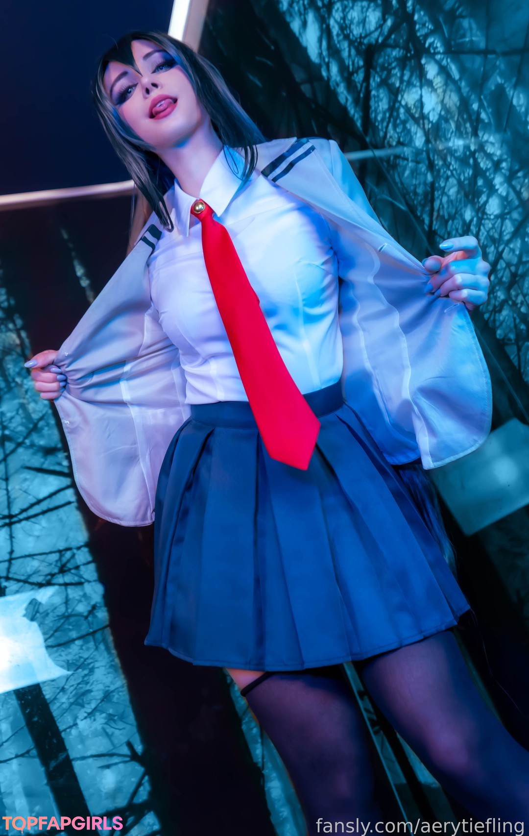 Naakte gelekte OnlyFans-foto van Aery Tiefling #63