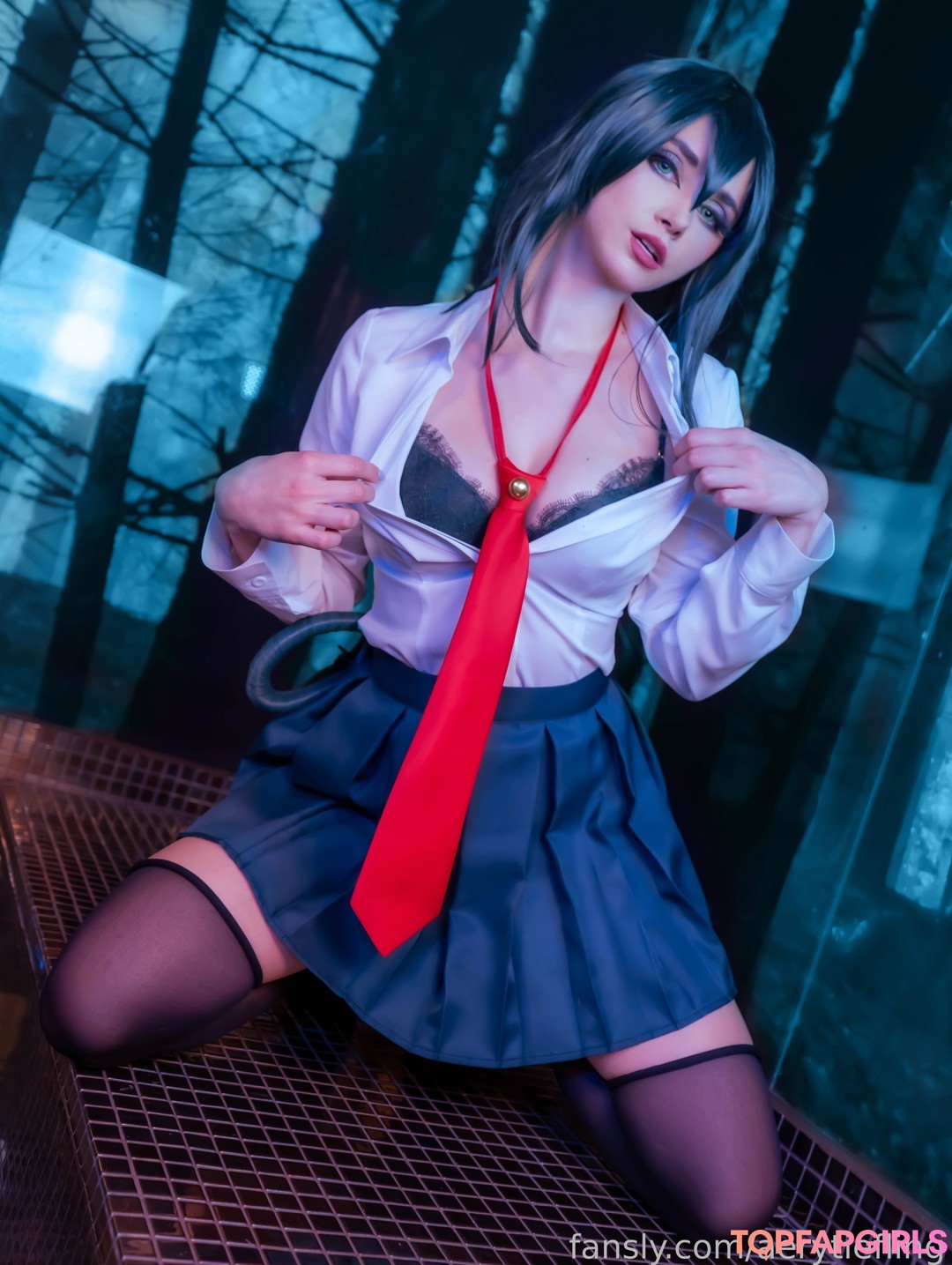 Naakte gelekte OnlyFans-foto van Aery Tiefling #77