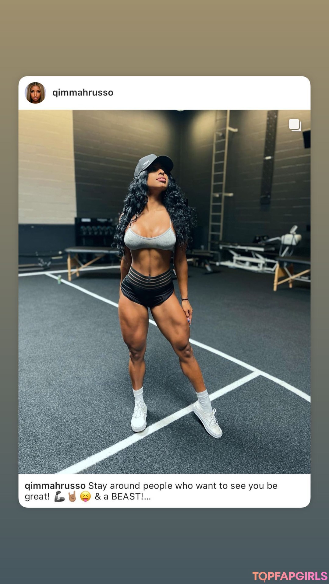 Naakte gelekte OnlyFans-foto van Qimmah Russo #573