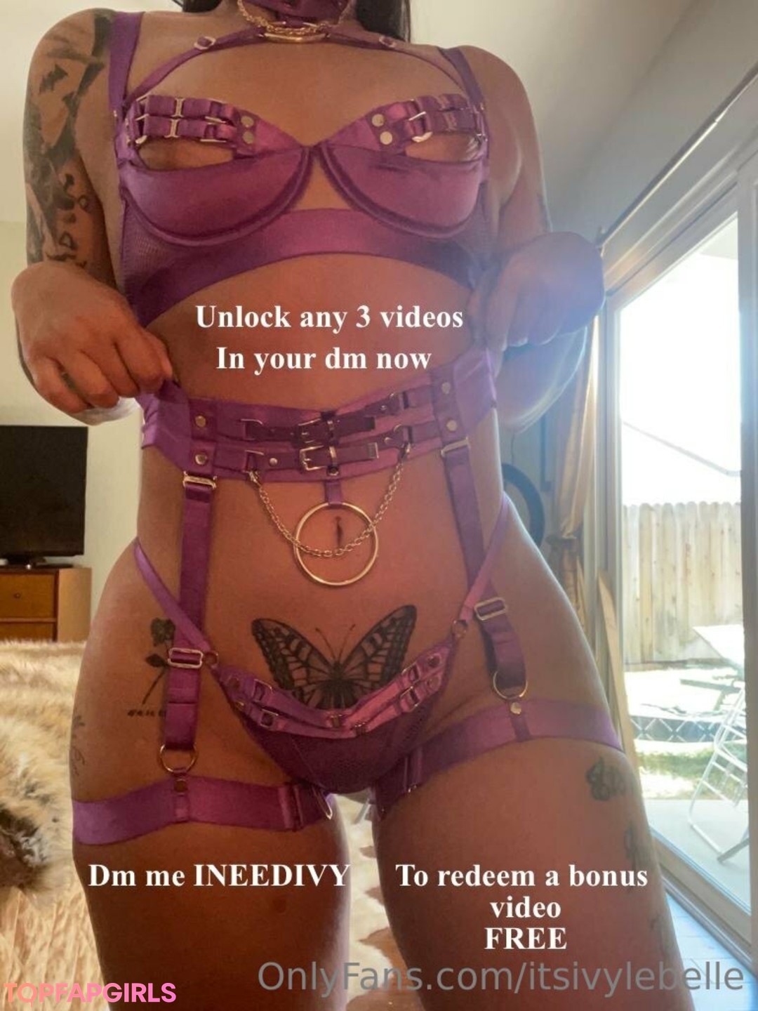 Naakte gelekte OnlyFans-foto van Ivy Lebelle #73
