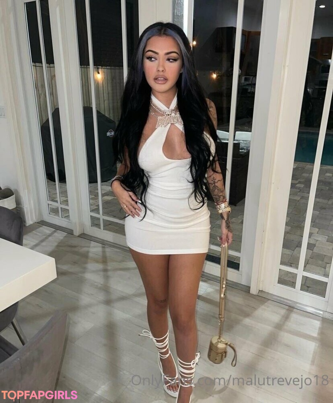 Naakte gelekte OnlyFans-foto van Malu Trevejo #432
