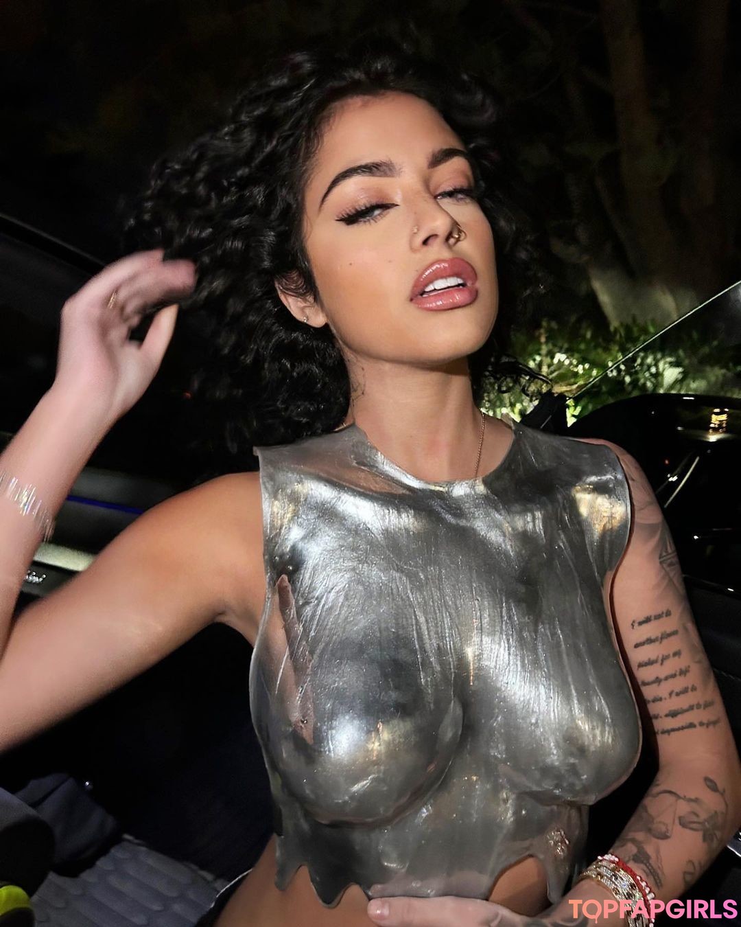 Naakte gelekte OnlyFans-foto van Malu Trevejo #792