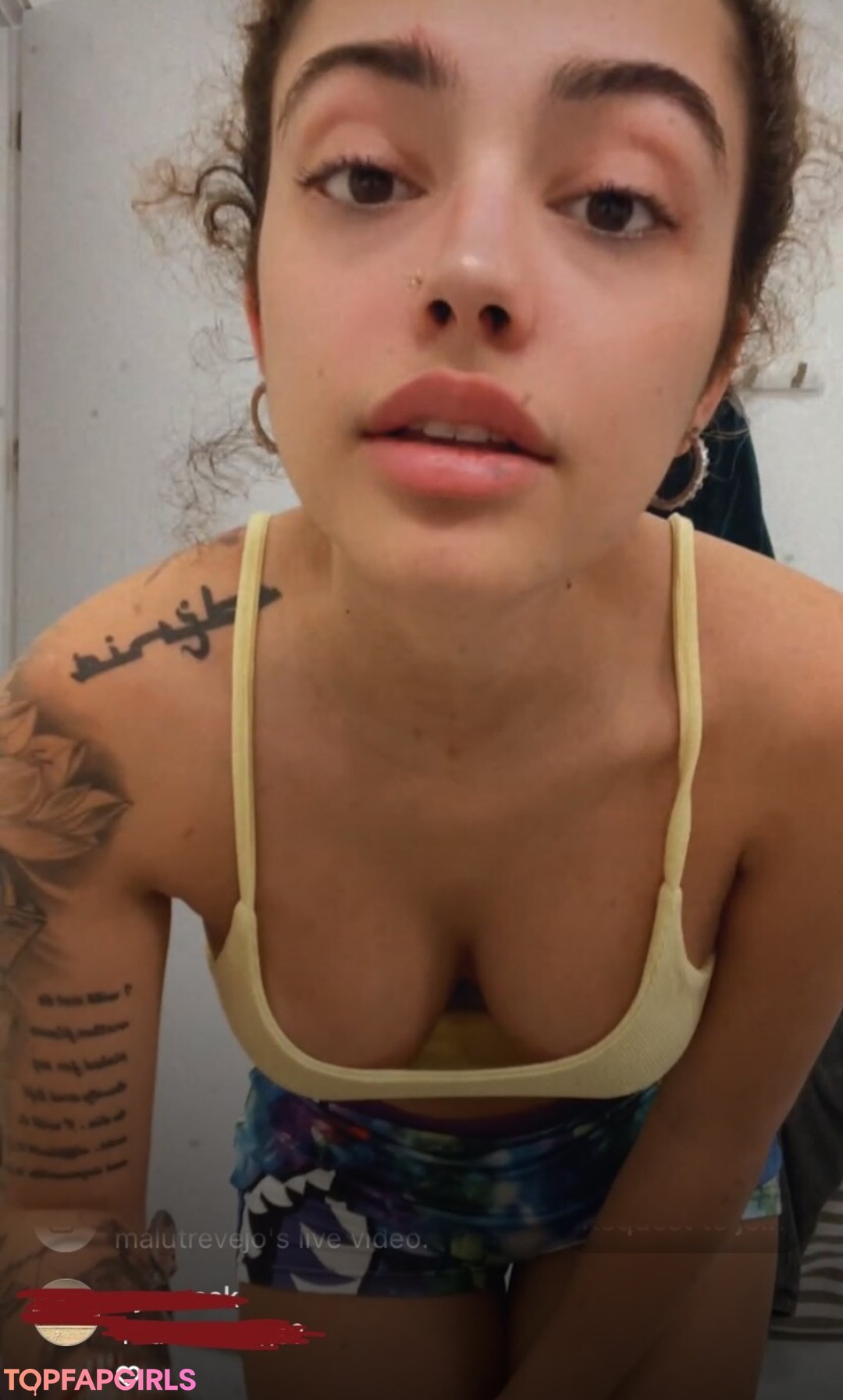 Naakte gelekte OnlyFans-foto van Malu Trevejo #842
