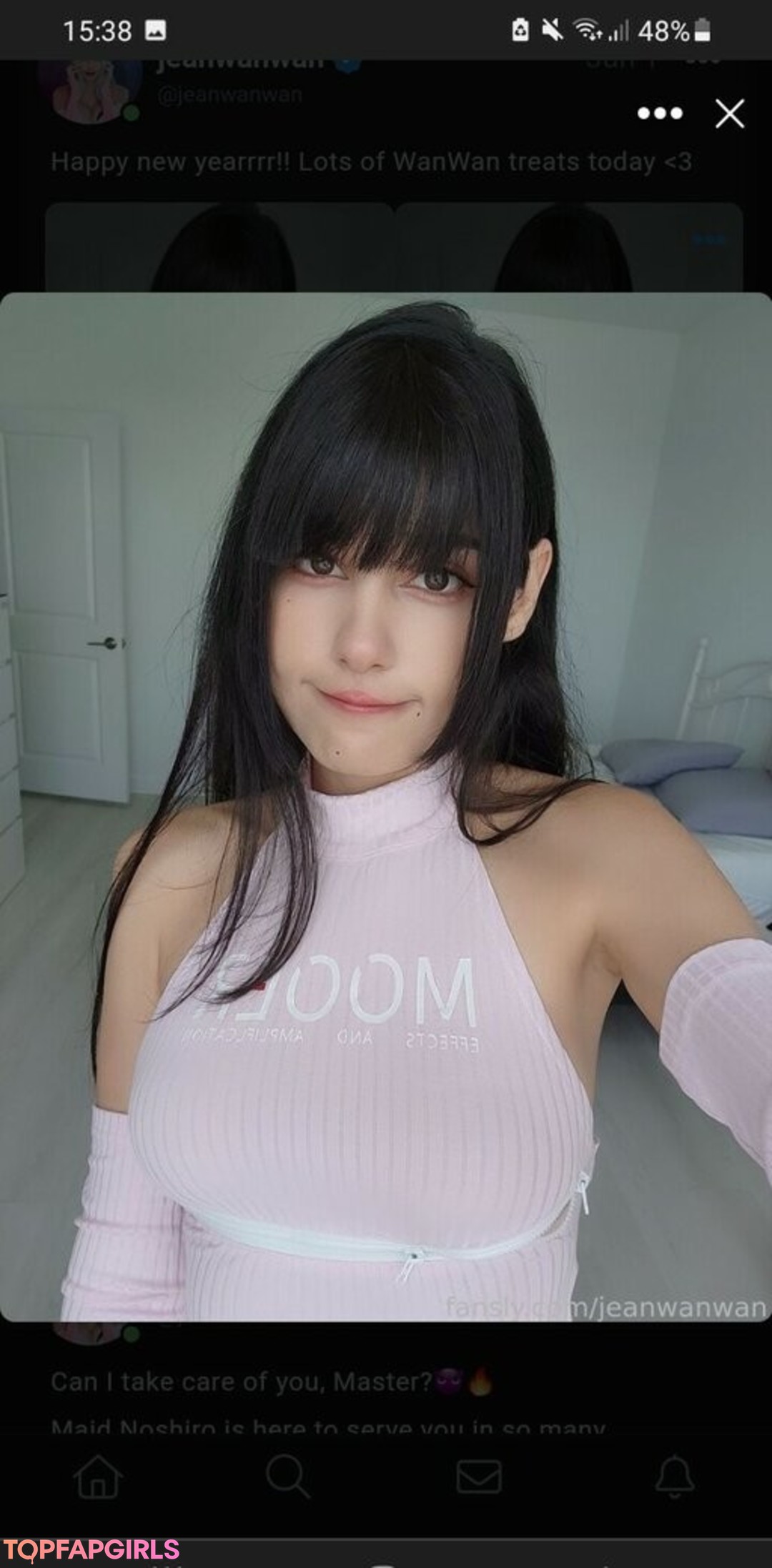 Naakte gelekte OnlyFans-foto van Jeanwanwan #2509