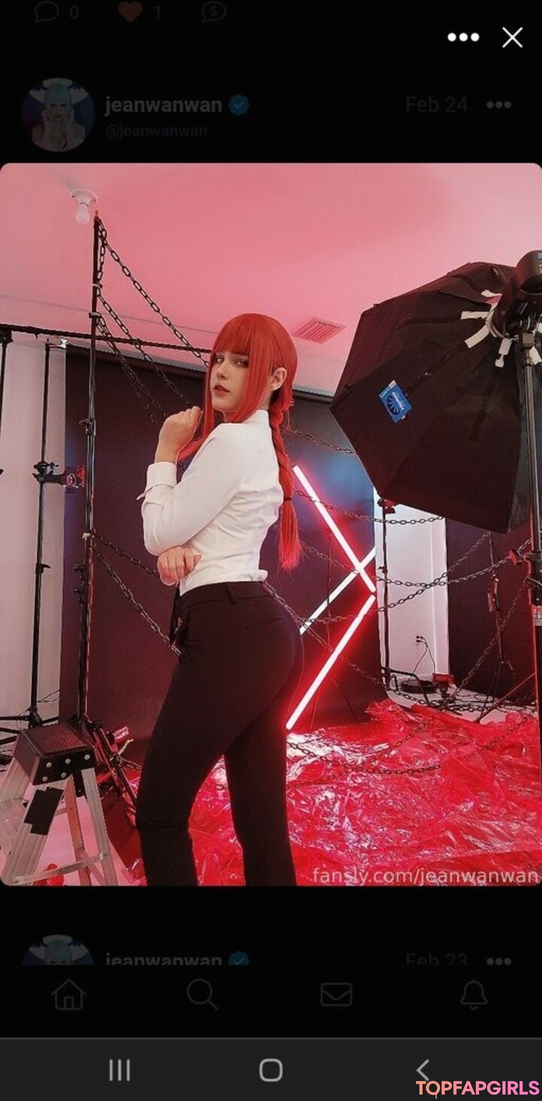 Naakte gelekte OnlyFans-foto van Jeanwanwan #2688