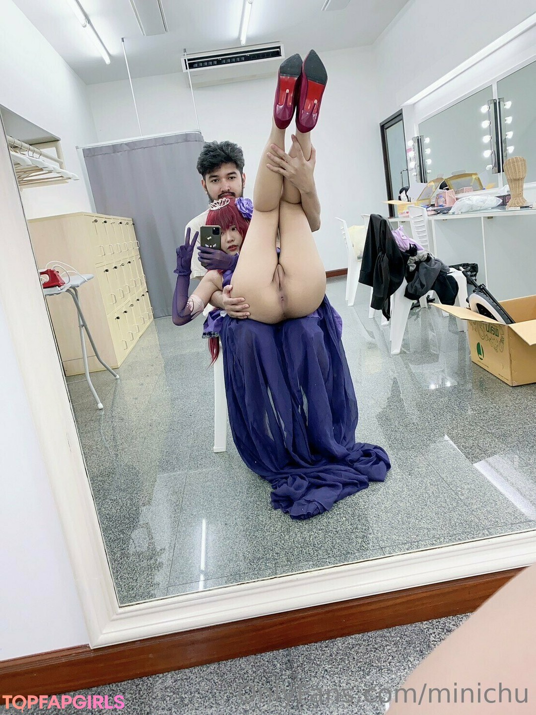 Naakte gelekte OnlyFans-foto van Minichu #1255