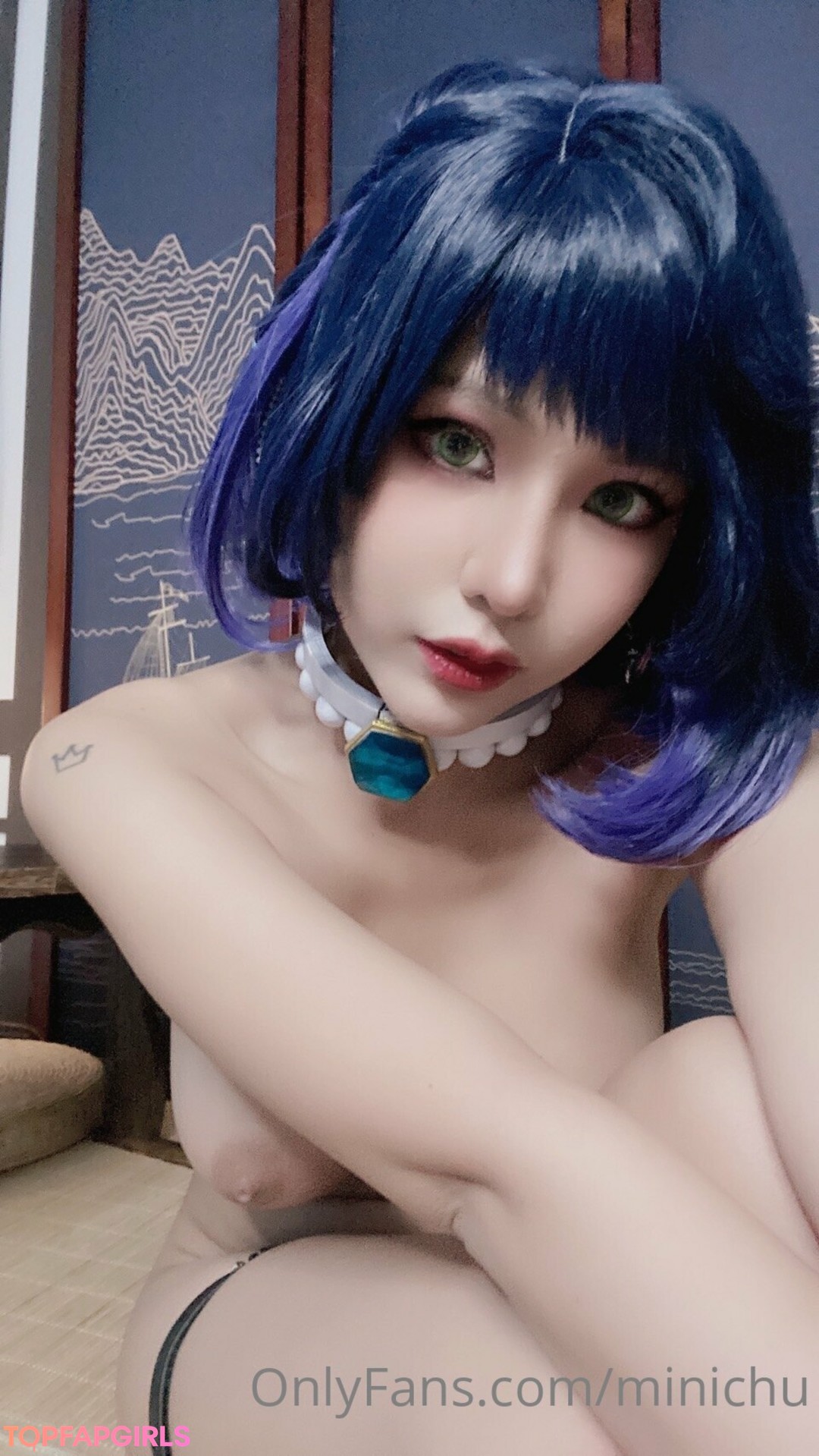 Naakte gelekte OnlyFans-foto van Minichu #419