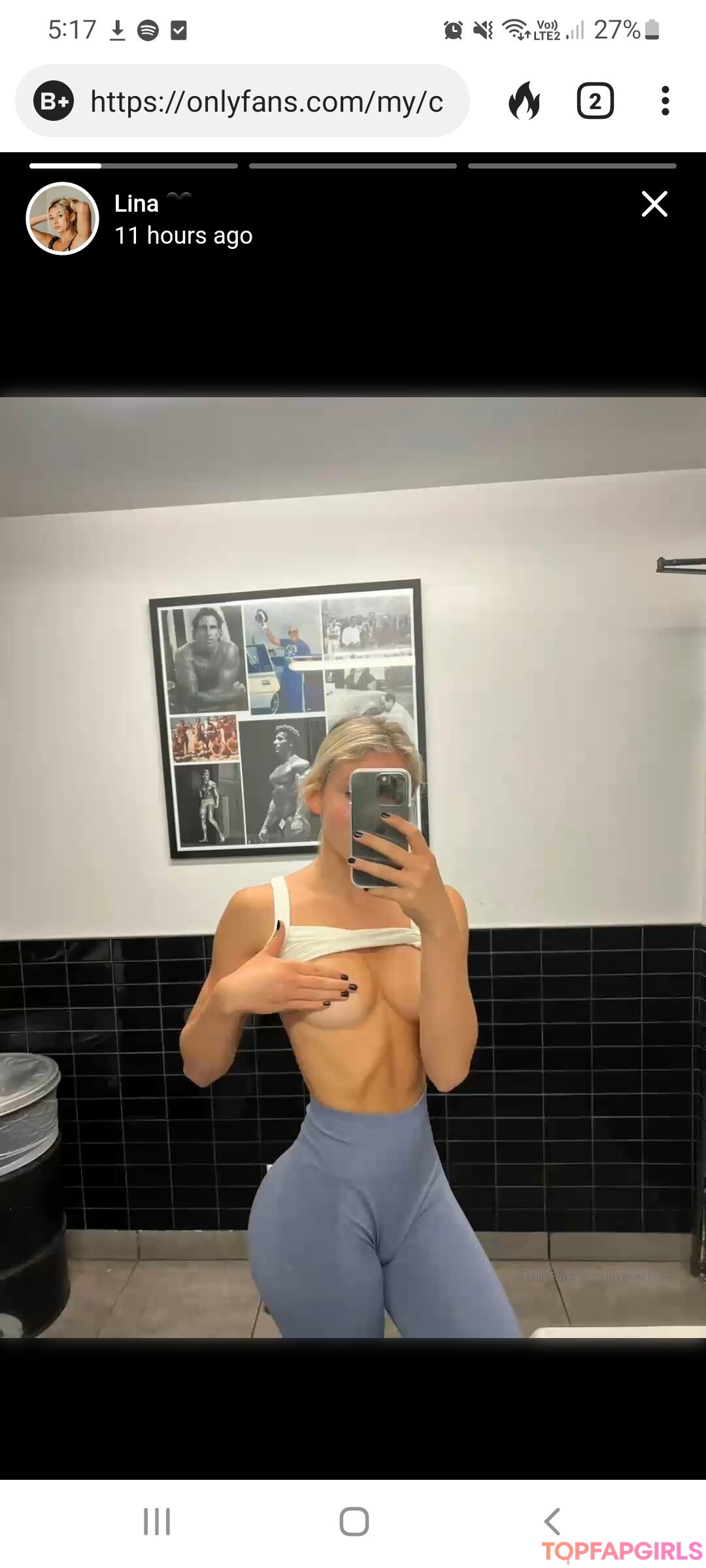 Naakte gelekte OnlyFans-foto van Lina Belfiore #696