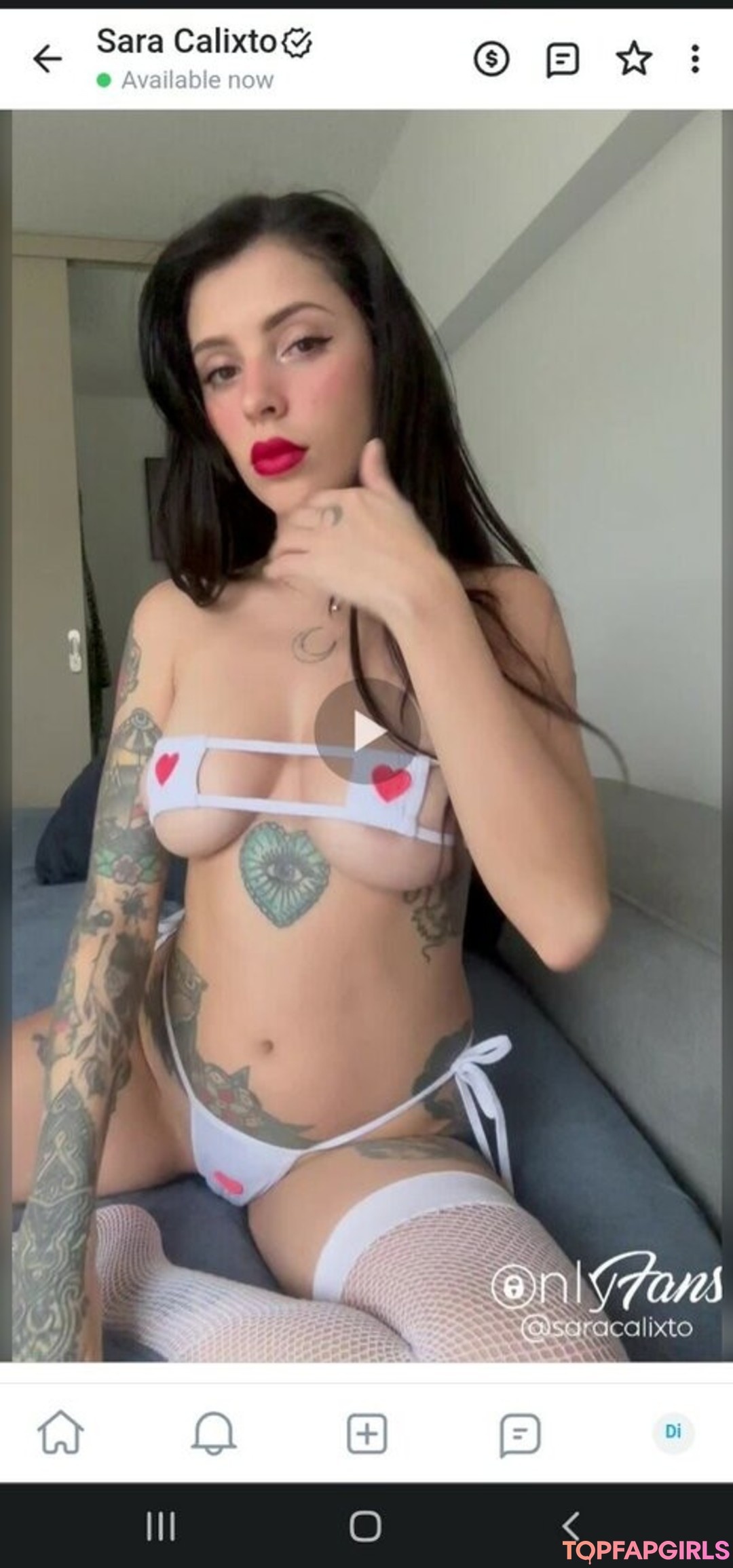 Naakte gelekte OnlyFans-foto van Sara Calixto #1093