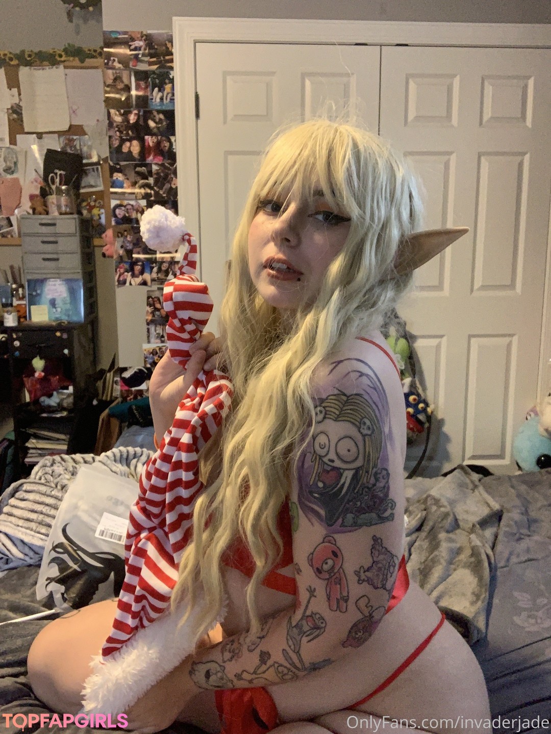 Naakte gelekte OnlyFans-foto van Invader Jade #329