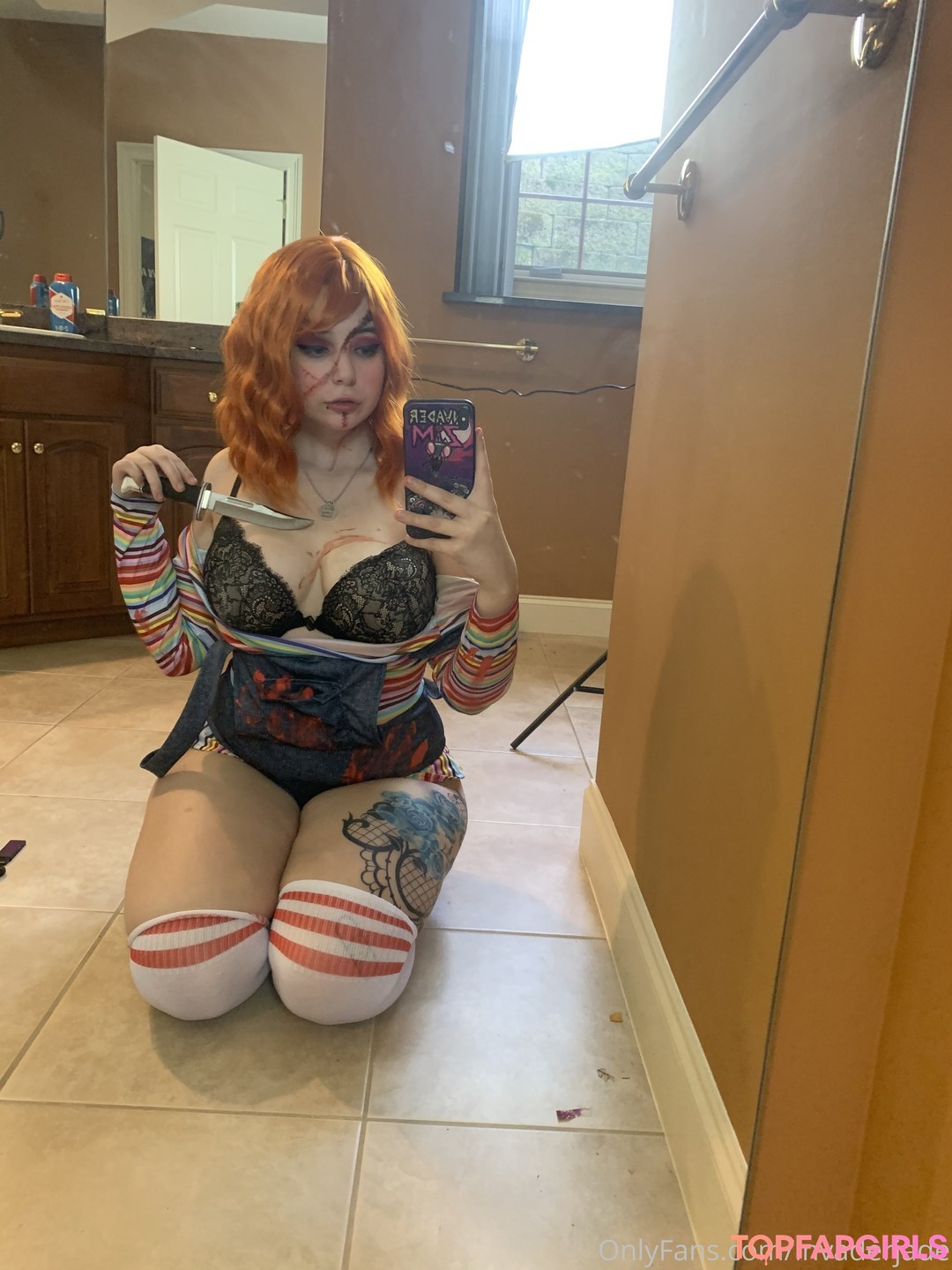 Naakte gelekte OnlyFans-foto van Invader Jade #95