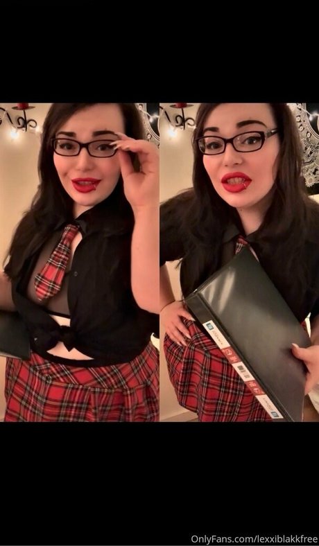 Naakte gelekte OnlyFans-foto van Lexxiblakkfree