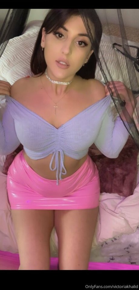 Naakte gelekte OnlyFans-foto van Victoriakhalid