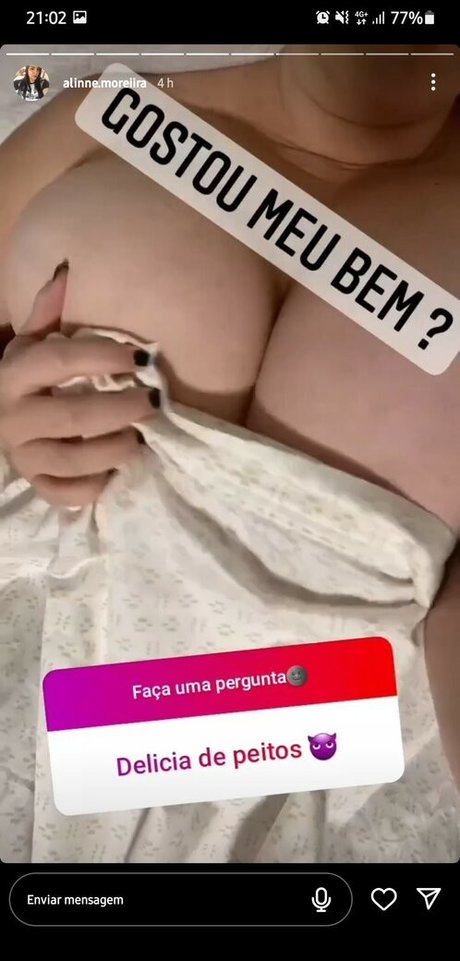 Naakte gelekte OnlyFans-foto van Aline Moreira