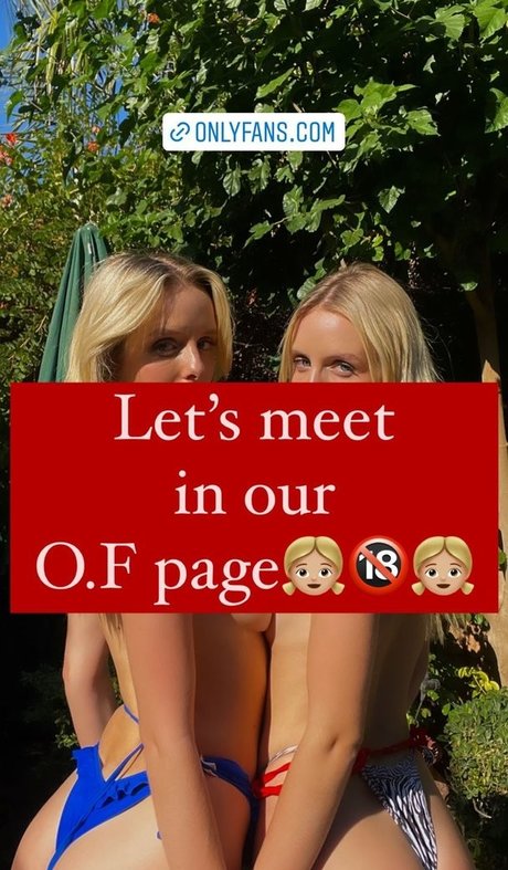 Naakte gelekte OnlyFans-foto van Twinsblonde