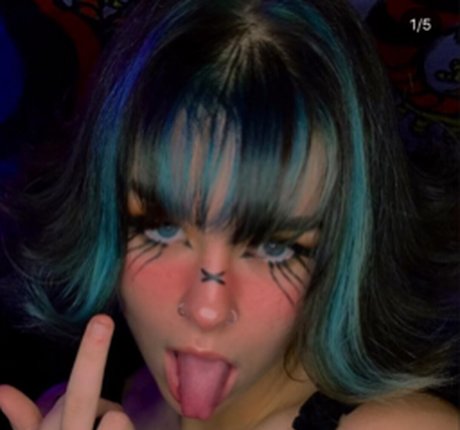 Naakte gelekte OnlyFans-foto van Voodoonoodle