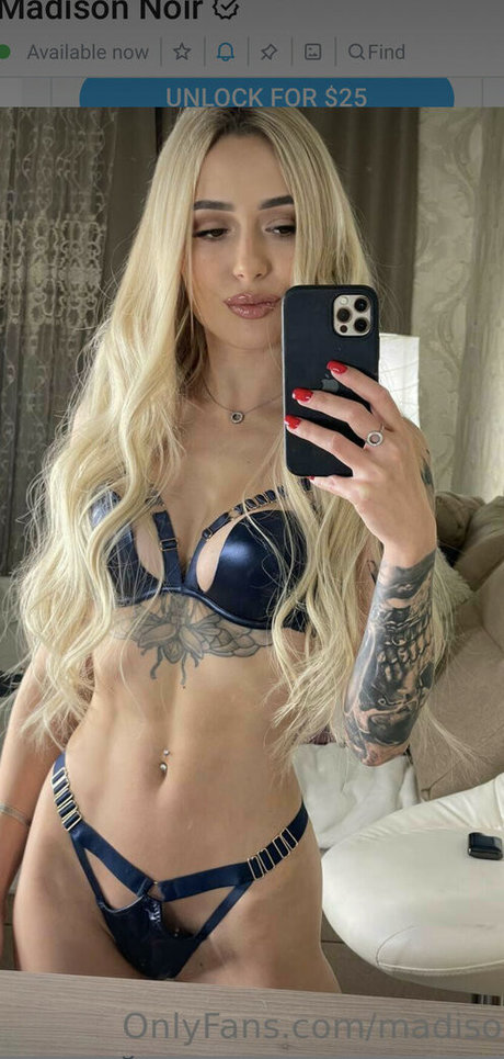 Naakte gelekte OnlyFans-foto van Madisonnoirx