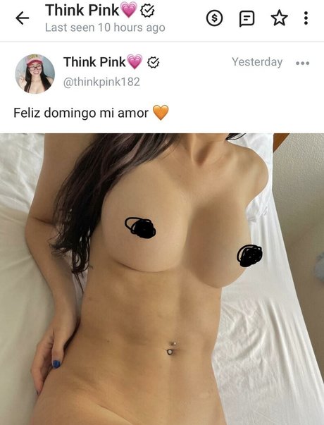 Naakte gelekte OnlyFans-foto van Think Pink