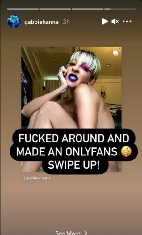 Naakte gelekte OnlyFans-foto van Gabbie Hanna