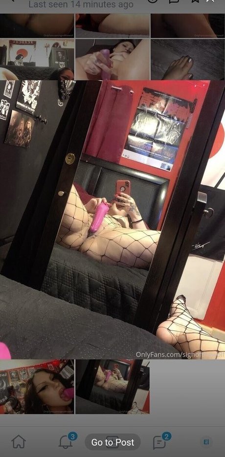 Naakte gelekte OnlyFans-foto van Signofthewolf