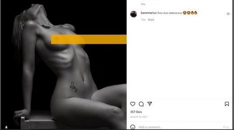 Naakte gelekte OnlyFans-foto van Madalina Oros