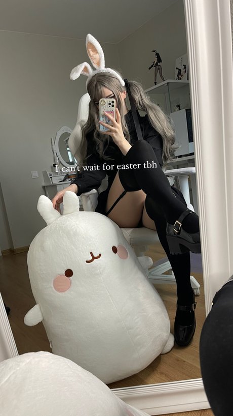 Naakte gelekte OnlyFans-foto van Candy Ball