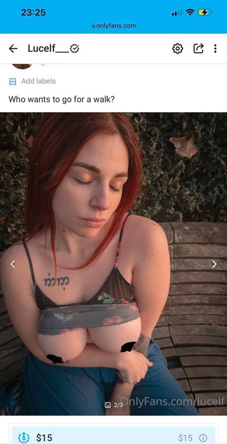 Naakte gelekte OnlyFans-foto van Lucelf