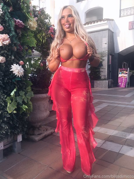 Naakte gelekte OnlyFans-foto van Bliss Dimicco