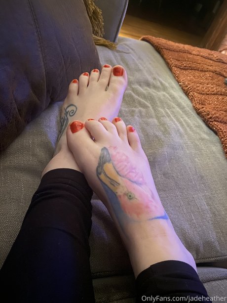 Naakte gelekte OnlyFans-foto van Jade Heather