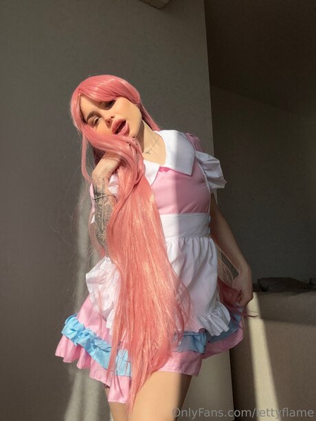 Naakte gelekte OnlyFans-foto van Lettyflame
