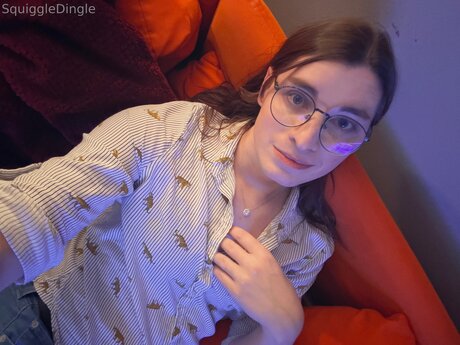 Naakte gelekte OnlyFans-foto van Squiggledingle