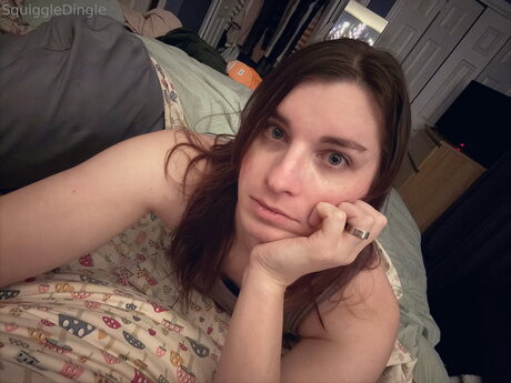 Naakte gelekte OnlyFans-foto van Squiggledingle