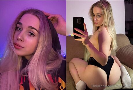 Naakte gelekte OnlyFans-foto van Minidollie