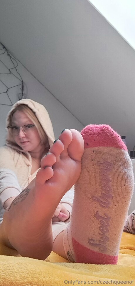 Naakte gelekte OnlyFans-foto van Czechqueenof