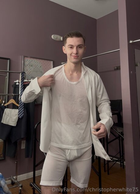 Naakte gelekte OnlyFans-foto van Christopherwhite75