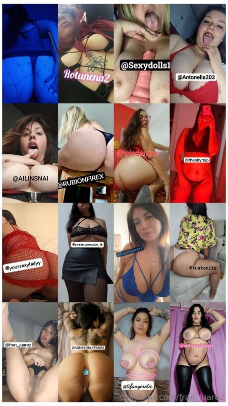 Naakte gelekte OnlyFans-foto van Fran Juarez