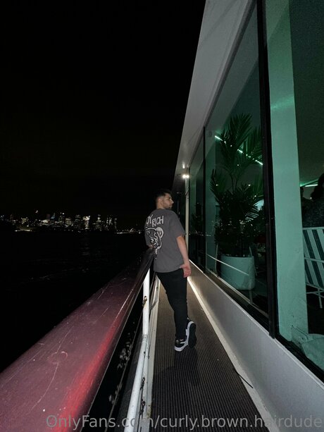 Curly Brown Hairdude