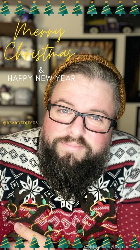 Naakte gelekte OnlyFans-foto van Beardedjesus