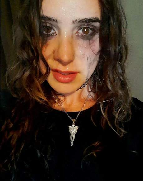 Naakte gelekte OnlyFans-foto van Freya