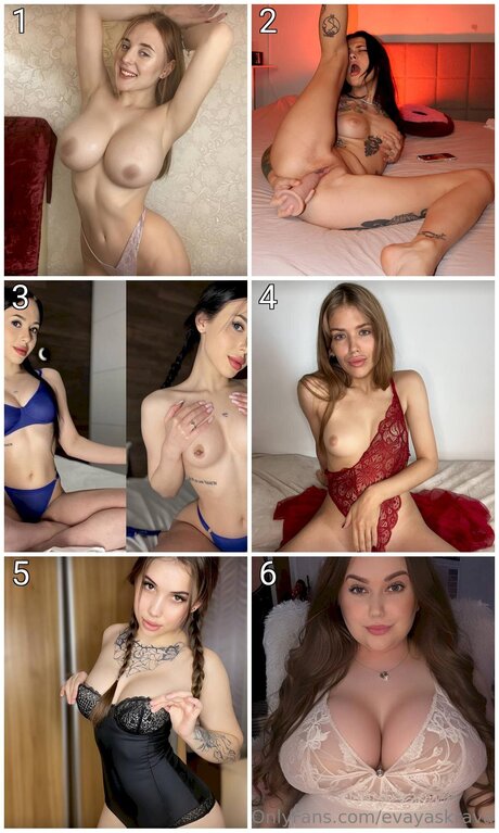Naakte gelekte OnlyFans-foto van Evayaskrava