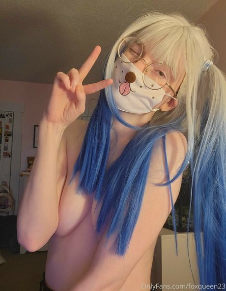 Naakte gelekte OnlyFans-foto van Foxqueen23