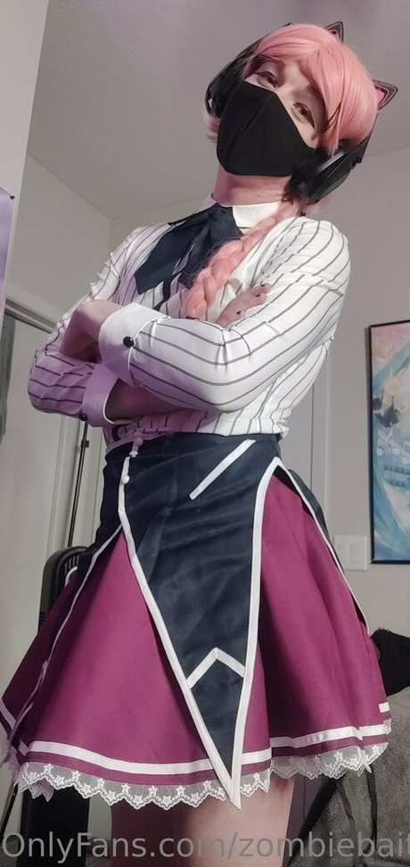 Naakte gelekte OnlyFans-foto van Zombiebait24
