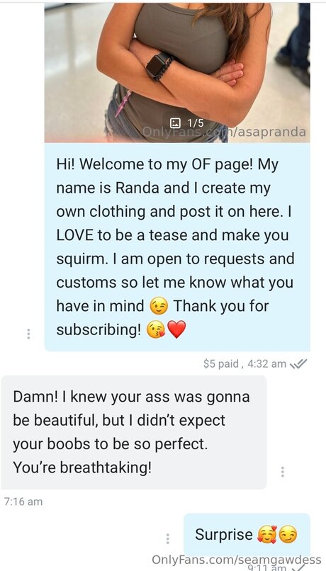 Naakte gelekte OnlyFans-foto van Seamgawdess