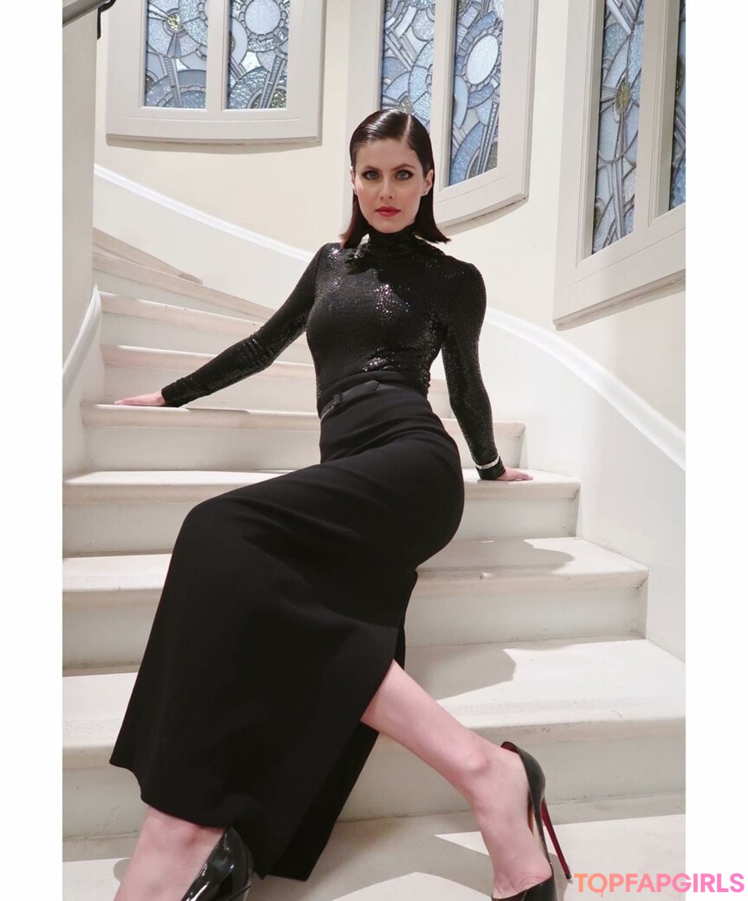 Naakte gelekte OnlyFans-foto van Alexandra Daddario #1106