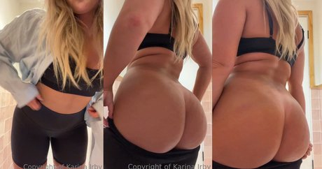 Naakte gelekte OnlyFans-foto van Karina Irby