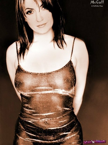 Naakte gelekte OnlyFans-foto van Davina Mccall