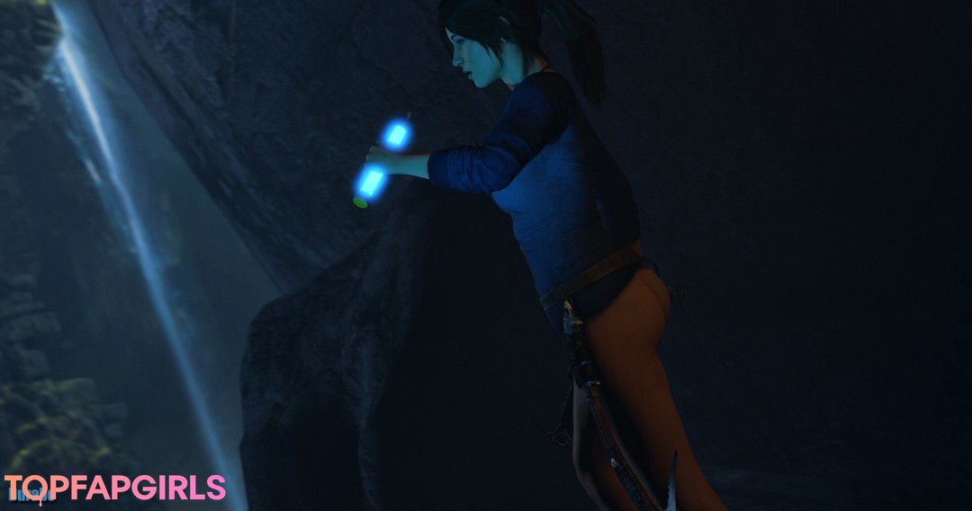 Naakte gelekte OnlyFans-foto van Tomb Raider Lara Croft #1191
