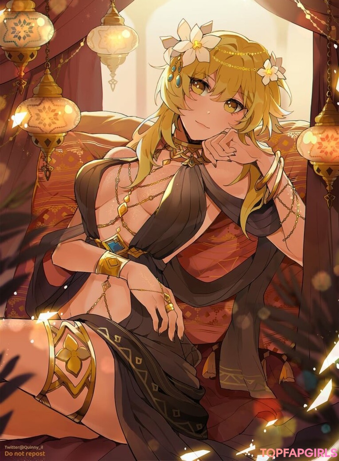 Naakte gelekte OnlyFans-foto van Genshin Impact #1092